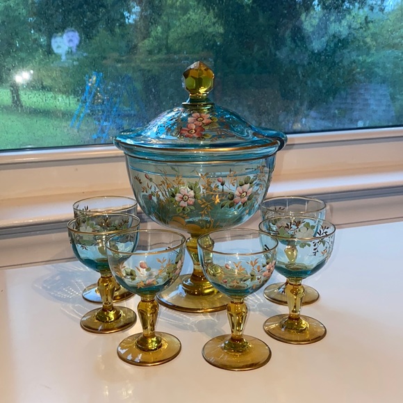 Vintage Other - RARE Baccarat Crystal Brandy Cheri set